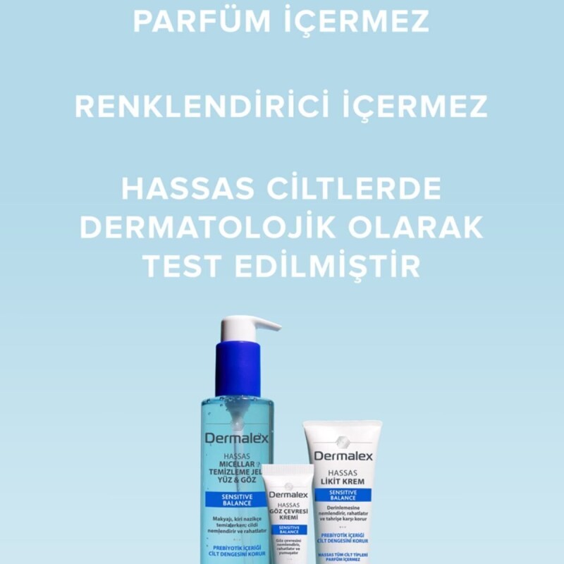 Sensitive Balance Micellar Yüz ve Göz Çevresi Temizleme Jeli 200ml