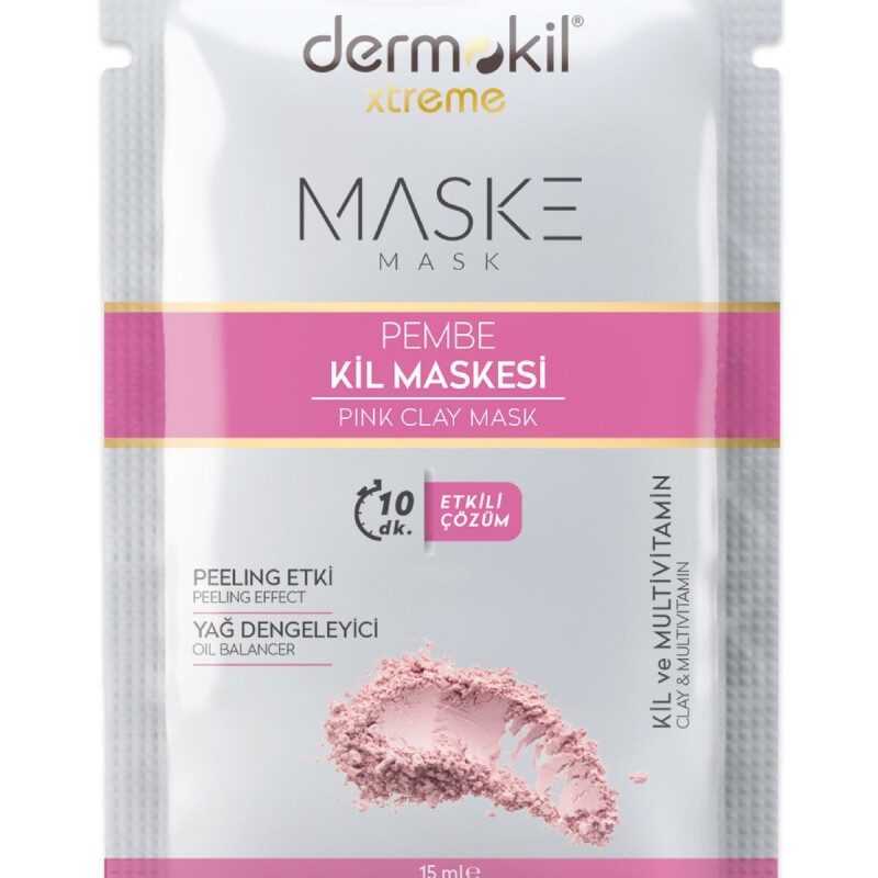 Dermokil Pembe Kil Yüz Maskesi 15 ml
