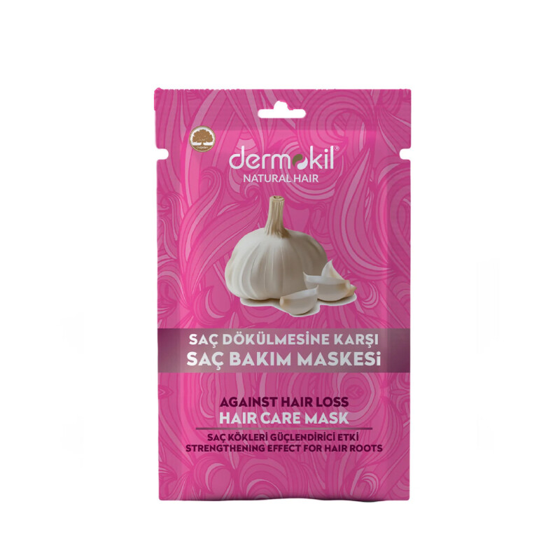 Vegan Saç Bakım Maskesi Kil Ve Sarımsak Güçlendirici Etkisi Saç Dökülmelerine Karşı 35 ml